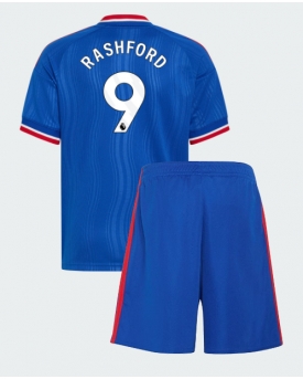 Manchester United Marcus Rashford #9 Maglia Gara Trasferta Repliche 2026-27 Bambino Maniche Corte Manchester United Marcus Rashford #9 Maglia Gara Trasferta Repliche 2026-27 Bambino Maniche Corte